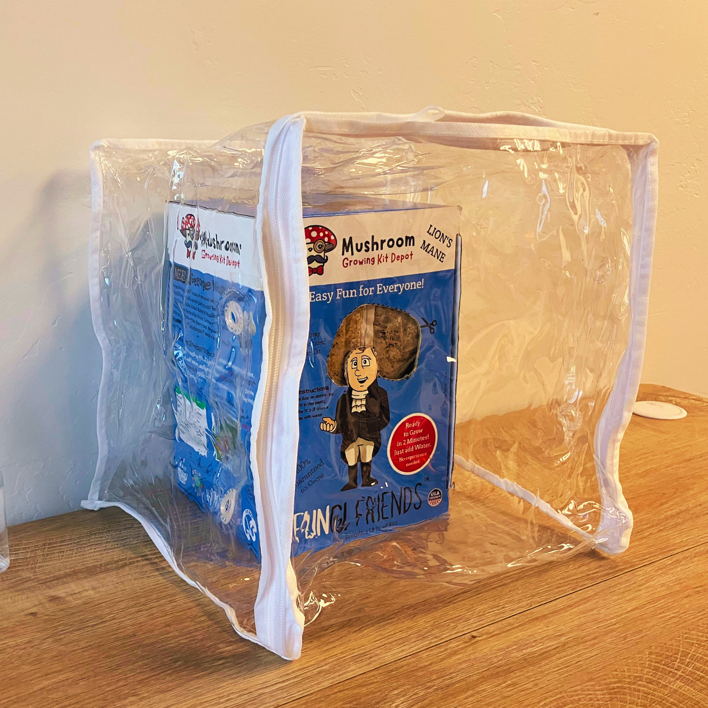 George Mushington - Lion's Mane Mushroom Grow Kit - 5 LBS (with box)